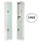 Adiroffice 12 in W, 12 in D, 72 in H, Steel ADI629-202-MGRN-PKG-2 - alternate 1